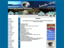 Tablet Screenshot of casadaspedrasbrasileiras.com